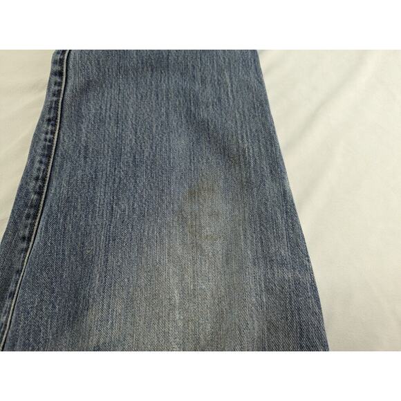 Cinch Up Men's White Label Relaxed Fit Medium Wash Distressed Jeans 40x34 - Picture 14 of 16